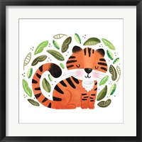 Safari Cuties Tiger Framed Print