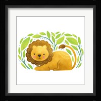 Safari Cuties Lion Framed Print