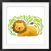 Safari Cuties Lion Framed Print