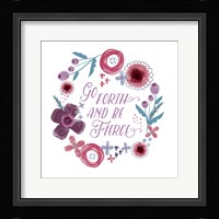 Fierce Girl I Fierce Framed Print