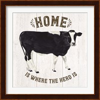 Farm Life Cow Home Herd Fine Art Print