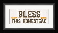Farm Life Panel Bless this Homestead Fine Art Print