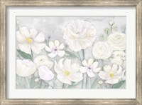 Peaceful Repose Gray Floral Landscape Fine Art Print