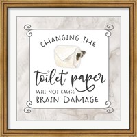 Bath Humor Toilet Paper Fine Art Print