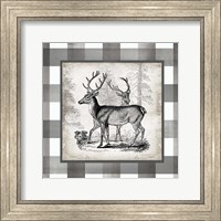 Buffalo Check Deer Neutral II Fine Art Print