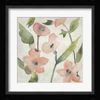 Blush Pink Blooms I Framed Print