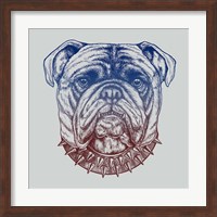 Gritty Bulldog Fine Art Print