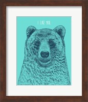 I Like You Bear Fine Art Print
