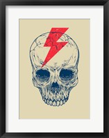 Skull Bolt Fine Art Print