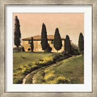 Tuscan Farmhouse Fine Art Print