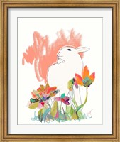 Lamb and Flowers Fine Art Print