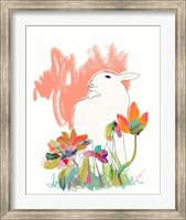 Lamb and Flowers Fine Art Print