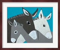 Donkey Family Fine Art Print