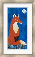 Fox Under Diamond Moon Fine Art Print