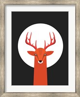 Deer & Moon Fine Art Print