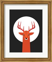Deer & Moon Fine Art Print