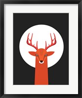 Deer & Moon Fine Art Print