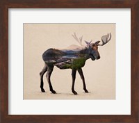 The Alaskan Bull Moose Fine Art Print