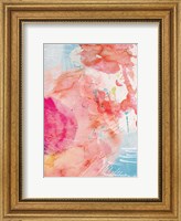 Abstract Turquoise Pink No. 1 Fine Art Print