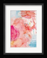 Abstract Turquoise Pink No. 1 Fine Art Print