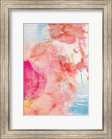 Abstract Turquoise Pink No. 1 Fine Art Print
