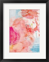 Abstract Turquoise Pink No. 1 Fine Art Print