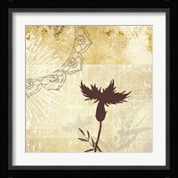 Golden Henna Breeze 2 Framed Print