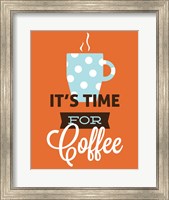 Coffee Time (Orange) Fine Art Print