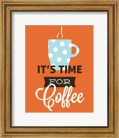 Coffee Time (Orange) Fine Art Print