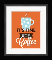 Coffee Time (Orange) Fine Art Print