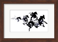 Black Horses Fine Art Print