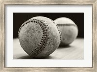 Old Baseballs Fine Art Print