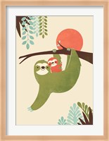 Mama Sloth Fine Art Print