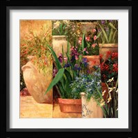Flower Pots Left Framed Print
