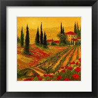 Poppies of Toscano I Fine Art Print