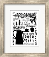 Culinary Love 2 (black & white) Fine Art Print