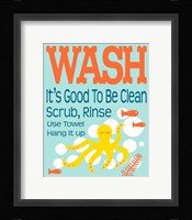 Ocean Bubble Friends 4 Framed Print