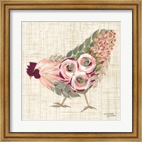 Botanical Rooster II Fine Art Print
