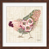 Botanical Rooster II Fine Art Print