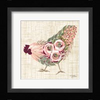 Botanical Rooster II Fine Art Print