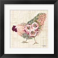 Botanical Rooster II Fine Art Print