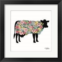 Floral Cow Fine Art Print