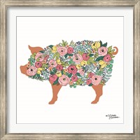 Floral Pig Fine Art Print