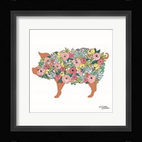 Floral Pig Fine Art Print