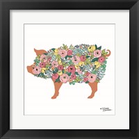 Floral Pig Fine Art Print