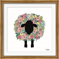 Floral Sheep Fine Art Print