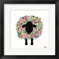 Floral Sheep Fine Art Print