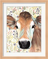 Bluebell Cow Fine Art Print