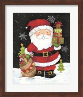 Santa Claus with Presents Fine Art Print