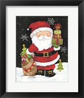Santa Claus with Presents Fine Art Print